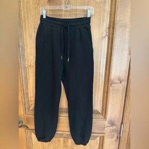 WeWoreWhat Black Sweatpants Relaxed Fit